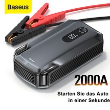 Baseus Auto Starthilfe 2000A Jump Starter KFZ Ladegerät Powerbank Pack Booster