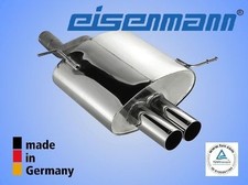 EISENMANN BMW E36 323ti Compact ab 01/2000  2x76mm DAS ORIGINAL ! Edelstahl