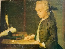 Konvolut Kunstdrucke Dachbodenfund Chardin, Watteau