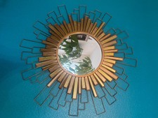 Wandspiegel Sonne Antik Barock Prunk Spiegel Rokoko Stil Gold Edel Luxus 