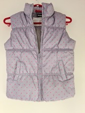 Tolle 1982 Stepp WESTE Sternchen Sterne Druck wattiert silbergrau rosa 128 