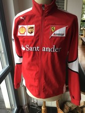 Puma Ferrari Formel 1 Softshell Jacke Teamausüstung Matchworn L neu