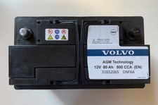 Batterie Autobatterie AGM 800A 12V 80Ah CCA 31652065 Volvo