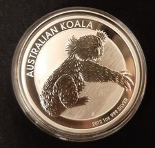 Australien Silber Münze 1 Oz Koala 2012 Stempelglanz gekapselt