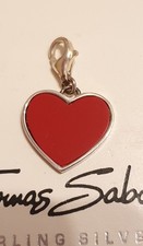 Thomas Sabo Herz rot emailliert /Sterlingsilber 925