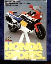 Honda Sports Programm 1985 VF 1000 R, F, VF 750 F, VF 500 F, CBX 750 F, XBR 500