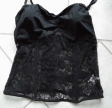 Super Spitzen-Korsage schwarz 85C Neu und ungetragen sexy
