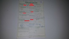 Fahrzeugbrief KFZ Brief 1976 VW Golf 1 Typ 17 75PS 1,6 f. Sammler Tüv Sammlung