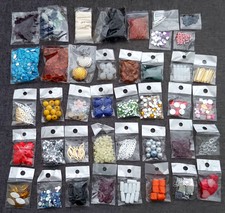Bastelset Schmuck Konvolut Perlen 40 Packungen, Schmuck basteln