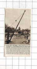1947 A Block Neu Steine Stein bewegt von Crane in den Westen hoathly Steinbruch