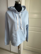 Hugo Boss White Label Sweatshirt Shirt Hoodie Gr. S 36/38 Blau Kapuze Pulli