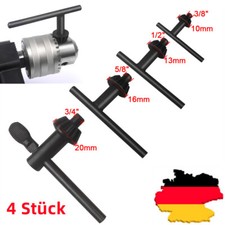 4x 10-20mm Bohrfutterschlüssel Metall Zahnkranz Bohrfutter Schlüsel Bohrmaschine