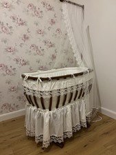 Delaa „Elegance“ Stubenwagen, Schaukelbett, Beistellbett, Wiege Baby