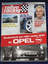 Opel Vectra i500 Prospekt 1997 Rallye Racing Sonderdruck