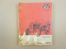 Massey Ferguson MF 35 Schlepper Ersatzteilliste 1964
