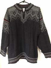 DALE OF NORWAY*PULLOVER NORWEGER PURE NEW WOOL MADE IN NORWAY GR L*