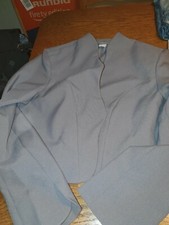 Damen Bolero Jacke Grau Chic 42 wie neu 