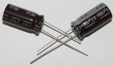 2x Elko Low Impedance Nichicon 47uF 100V 21xØ10mm 20% 105°C RM5 NOS.