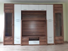 TV Schrank, guten Zustand, L 306cm, B 38cm (TV Kasten B 48cm), H 211cm, 