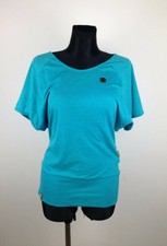 Naketano Top Shirt Bluse Pullover Kurzarm S Türkis