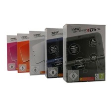 Nintendo New 3DS XL OVP Metallic Blau/Schwarz Orange/Weiß/Pink (Sehr Gut)