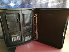 Schreibmappe Dokumentenmappe Aktenmappe Konferenz Arbeitsmappe  Taschenrechner