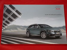 AUDI A4 B8 8K allroad quattro 2.0 TFSI 2.0 TDI 3.0 TDI Prospekt Brochure 2009