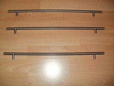TOP wie NEU schicke moderne massive 3  Stück  lange Edelstahl - Türgriffe