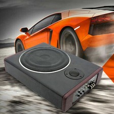 Ultradünner Auto KFZ Untersitz Aktiv Subwoofer Car Audio Aktiv Bassbox  8" 600W 