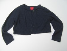s.Oliver*Bolero-Jacke*Mädchen Gr.86*Weste*Jacke*Blau*schick*festlich*Lochmuster*