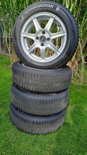  WinterAutoreifen 185/65 R15, 7mm Profiltiefe mit 4 Loch Alufelgen mit ABE 
