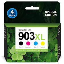 4 XXL Drucker Patronen für HP 903 XL OfficeJet 6950 6951 Pro 6860 6868 6970 6975