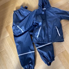 matschhose und Jacke Regenjacke Gr. 98/104 leicht gefüttert