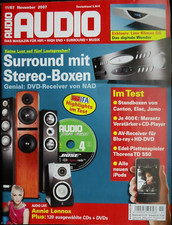 AUDIO 11/07,DENON AVR 2808,ONKYO TX SR 805,PIONEER VSX LX 50,CANTON CHRONO 507