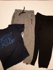 3 teiliges Kleiderpaket Junge Gr 110/116 Sweathose Jogginghose Rebel, TShirt top
