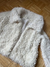 IVIVI flauschige Teddyjacke weiß Damen Jacke Gr M