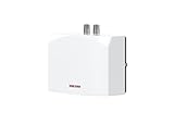 STIEBEL ELTRON elektronischer Mini-Durchlauferhitzer DEM 3 fürs Handwaschbecken, 3,5 kW, steckerfertig 230v, druckfest und drucklos, 231001