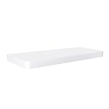 Velano - Wandregal 60x24 cm - Schweberegal - Hängeregal - Regalbrett - Bücherregal - Weiß - Küchenregal - Deko Wohnzimmer - Gewürzregal