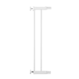 Safety 1st 14 cm Gate Extension für Easy Close, Auto Close und Flat Step Babygitter, Treppengitterverlängerung, 6 Monate - 2 Jahre, Metal White (metall weiß)