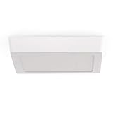 M Ledme - Slim Series Eckige Deckenleuchte, 12 W, 1200 lm, neutrales Licht (4500 K), Innenleuchte, IP20, ideal für Küche, Schlafzimmer, Badezimmer, einfache Installation, LM5251