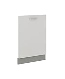 Kuechen-preisbombe Frontblende Geschirrspüler vollintegriert 60 cm Weiß Hochglanz Küche Bianca Grey