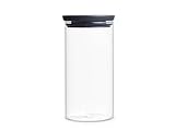 Brabantia Glasbehälter 1.1L, Dunkel Grau