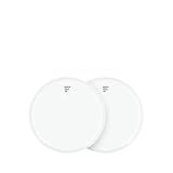 KPM Berlin LAB Teller - Duo Set Porzellan, handgefertigte Speiseteller, Porzellanteller in modernem Design aus Berlin, weiß im Geschenkkarton, Ø 14 cm