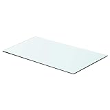 vidaXL Glasboden Glasscheibe Glasplatte für Glasregal Transparent 60 cm x 30 cm