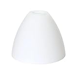 ORION LIGHTSTYLE Glas Lampenschirm Lampenglas Ersatzglas für Fassung E14 Lochmaß ø 30mm Kegelform, Opal Weiß