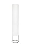 IKEA Stehlampe STRANDAD Standlampe mit Papierschirm - Höhe 112 cm - weiß/schwarz