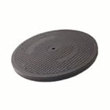 chi-Enterprise robuster Twister (Drehteller) für Chi-Massage-Geräte wie Chi Vitalizer, Energizer, Sun Ancon, Chi Sun | Drehscheibe schwarz Durchmesser 25 cm | Besonders dünn: 17mm