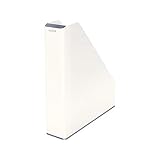Leitz Stehsammler A4, Zweifarbiges Design, Weiß/Grau, Duo Colour, WOW, 53621001