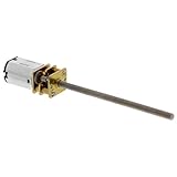 Funduino Mini Getriebemotor mit 55mm Gewindestange Modellbaumotor Micro DC Motor N20 RC 3D-Druck 3V 6V 12V, 15 30 50 100 200 500 1000 RPM (3V 500RPM)