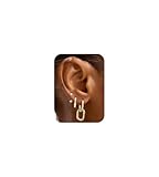 VIDONIO 4 Paar Ohrringe Silber 925 Set für Damen - Ohrringe Gold Kleine Creolen & Ohrstecker Hypoallergen 14K Vergoldet Zirkonia Stapelbar Wasserdicht, Knorpel Schmuck für Mehrere Piercings